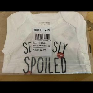NIP Children’s Place Seriously Spoiled Onsie 3-6 mo